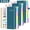 3P-Blue, variant on FOCUS DAY 3 Pack Spiral Notebook Journal, 5 Subject Notebook with Removable Dividers Tabs, 300 Pages 100GSM Lined Paper, Inner Pocket, A5 Hardcover College Ruled Notebook for Writing, 6.1" x 8.4"
