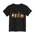 thumbnail image 6 of Xyant Christmas Shirt Toddler Boy Girl Christmas Tree/Elf Print Short Sleeve Funny Graphic T Shirts Kids Xmas Holiday Tees Gift Tops, Size 1-2 Years, 6 of 6