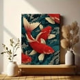 thumbnail image 6 of UXIEQU Red Koi Fish Canvas Wall Art Print 15.75x11.81 Inches, 6 of 8