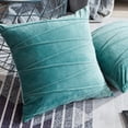 thumbnail image 4 of Juego de 2 fundas de almohada decorativas y esponjosas Dinheiro para sofá, juego de almohadas para sofá adecuado para cama, sala de estar, funda de almohada cuadrada de 18 x 18 pulgadas, 4 of 5