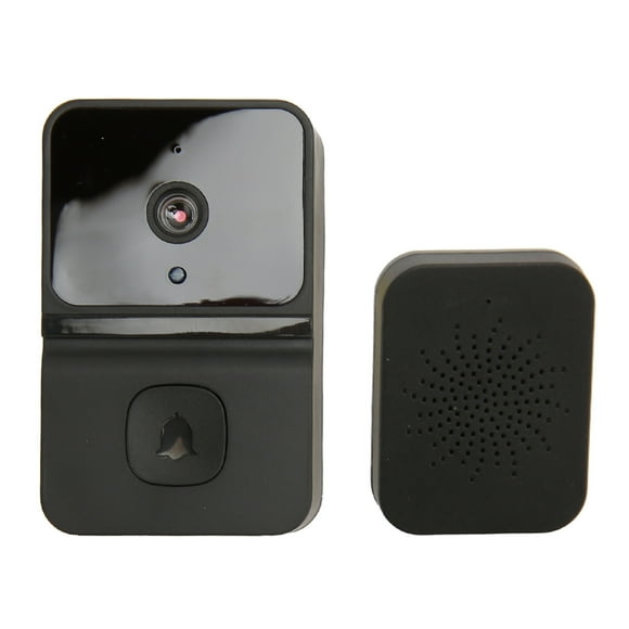 Video Doorbell Camera with Motion Detection, Night Vision, and Indoor Ringer, Smart and Portable, WiFi, IP65 Waterproof, Easy Installation