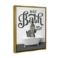 thumbnail image 4 of Stupell Industries Vintage Hot Bath Zebra Animals & Insects Painting Gold Floater Framed Art Print Wall Art, 25 x 31, 4 of 10
