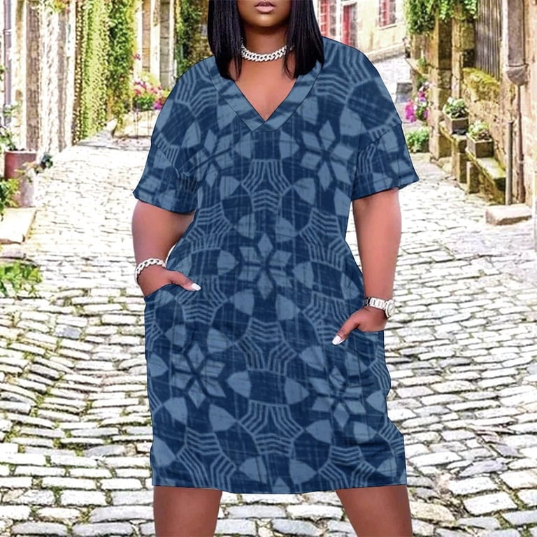 casual geometric dress UUIKLPOL Abstract Geometric Print Casual Cotton Feel Dresses for Ladies,Short Sleeve,Flowy Maxi Dress for Spring Black at Amazon Women's Clothing store