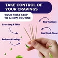 thumbnail image 6 of QuitPix to Help Quit Smoking Extra Thick Flavored Toothpicks with NAC & L-Theanine, That can Help Quit Smoking - Oral Fixation - Nicotine Free - Kosher, Vegan, 5 Flavors Variety Pack of 2, 6 of 9