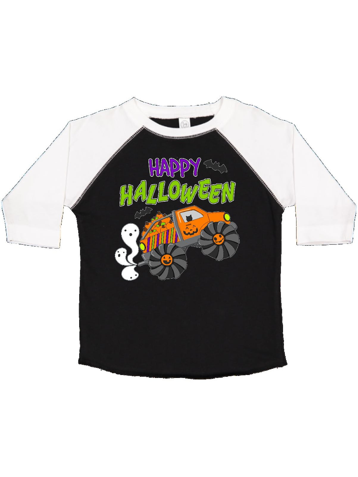 inktastic Happy Halloween with Dancing Toddler T-Shirt 4T Retro Heather Pink