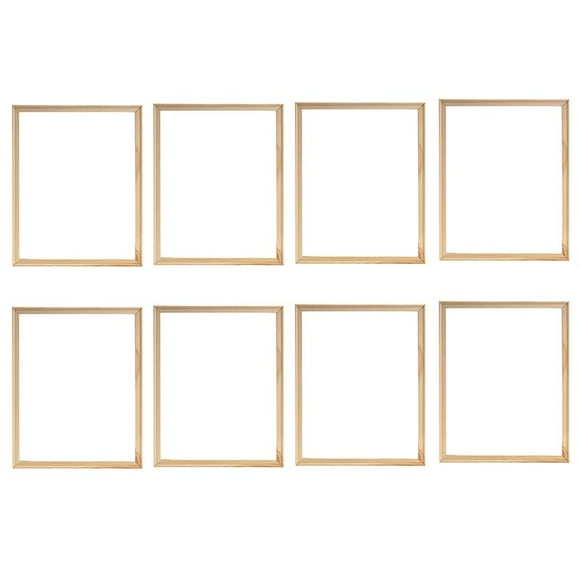 8X de Madera de 40X50 cm, Marcos de Fotos Diy, Arte Adecuado para Decoración del Hogar, Pintura