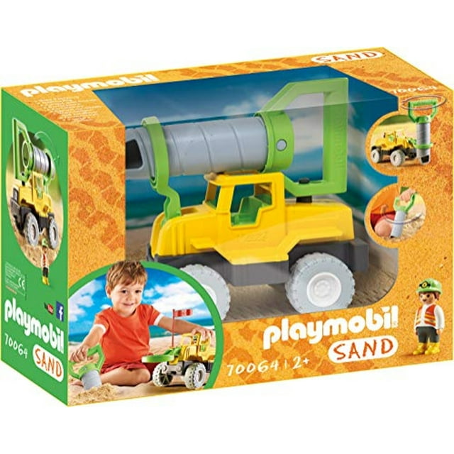 Playmobil Sand 70064 Talling Vehicle, para ninos mayores de Playmobil N/A