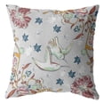 thumbnail image 1 of HomeRoots 412681 16 Po Oiseau Gris Zippé Coussin Intérieur et Extérieur, 1 of 3