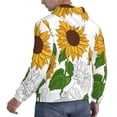 thumbnail image 6 of Sigee Plump Sunflower And Sketch for Men's Pullover Hoodie Sweatshirts Adult Casual Long Sleeve Sweatshirts ,Sizes S-4XL-4X-Large, 6 of 7