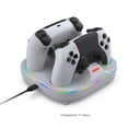 thumbnail image 3 of Double Controller Charger Dock Charging Holder Stand for P5 Wireless Controller, 3 of 9
