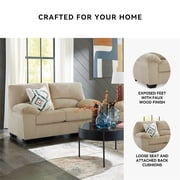 Signature Design by Ashley Furniture SimpleJoy Sand Loveseat