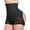 Black, variant on VASLANDA Women Butt Lifter Lace Boy Shorts High Waisted Tummy Control Panty Waist Trainer Body Shaper Fajas