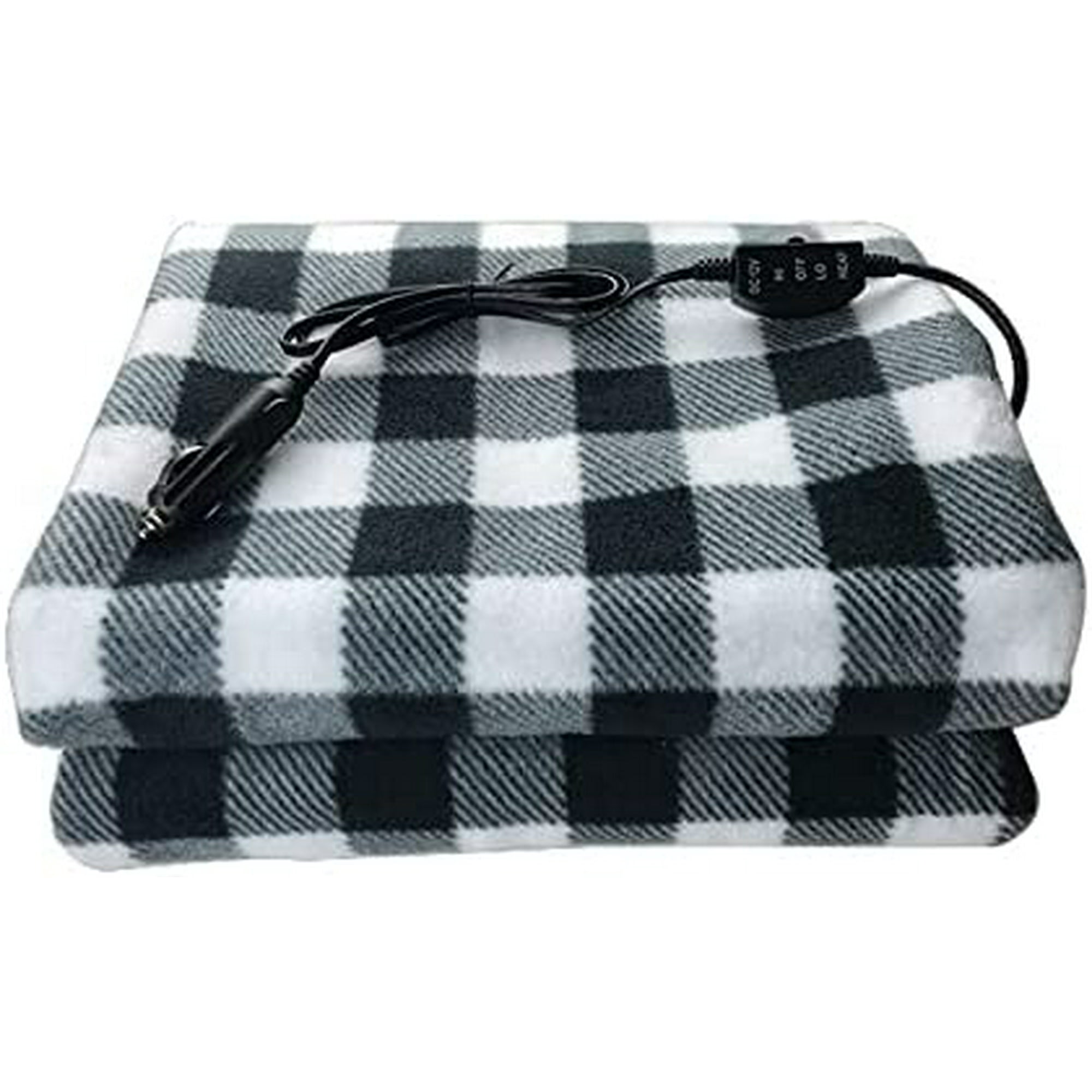 Deandawn Warm Travel Blanket 12v Travel Heated Blanket 58 X 43 Inches Electric Heated Travel Throw For Car Truck Cold Weather Outdoor Camping Color