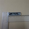 thumbnail image 3 of 2x Chrome Black 2.4L Metal Sticker Decal Badge Emblem Limited Engine Car Auto 3D, 3 of 4