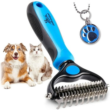 View of 2 Pcs Pet Grooming Brush Set, Including Wooden Wide Tooth Comb & Beech ...