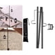 thumbnail image 4 of Poste de lámpara plegable para soporte de linterna de mesa de camping Aluminio ligero portátil Negro Cola soporte de linterna al aire libre, 4 of 8