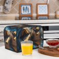 thumbnail image 6 of Yiaed Playful Dolphins Underwater Print Two Slice Bread Machine Cover, Universal Size Kitchen Appliance Cover for Bread Machine,Bread Machine Cover, 6 of 7