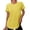 CD32_Yellow, variant on Lumtrix Workout Tops for Women Short Sleeve Crew Neck Athletic Shirts Running Clothes for Exercise Gym Hiking Gray S