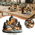 thumbnail image 2 of Christmas Teapot House Table 2D Acrylic Christmas House Tabletop Ornaments With Base, Festive Acrylic Holiday Decor For Home Table, Fireplace Mantle, Office Desk, Xmas Village Display, 2 of 9