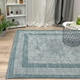 thumbnail image 4 of Alfa Rich 3x5 Light Blue Area Rugs for Living Room Bedroom Cotton Washable Pet Friendly Runner, 4 of 5