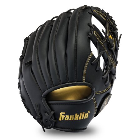 UPC: 0025725544066 | Franklin Sports Baseball and Softball Glove – Field Master – Baseball and Softball Mitt – Adult and Youth Glove – Right Hand Throw – 11  – Black/Gold