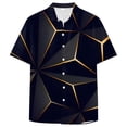 thumbnail image 7 of Hessimy Mens Short Sleeve Button Down Shirt Lightweight Wrinkle Free Untucked Dress Shirts(Black,XXL), 7 of 7