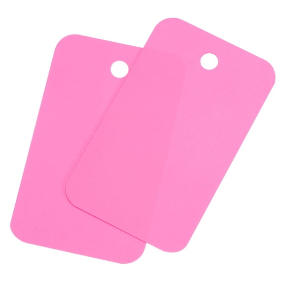 Uxcell Waterproof Wires Plastic Shipping Tags,1.18x1.97 Inch Pink 100Pcs