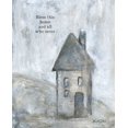 thumbnail image 2 of Talent, Kelley 20x24 White Modern Wood Framed Museum Art Print Titled - Bless This Home, 2 of 4