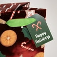 thumbnail image 3 of Holiday Time Red Gingerbread Small Wine Christmas Paper Gift Bag, 3 of 5