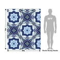 thumbnail image 3 of Rwraps Azulejo Tile Snowflakes Matte Vinyl Film Wrap 59in x 21ft Vinyl Vehicle Car Film Sheet Roll, 3 of 9