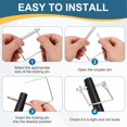 thumbnail image 5 of Uxcell 6 Pcs Trailer Coupler Pin (5/16" x 1-3/4" ) - Trailer Hitch Pin Coupler Square Safety Shaft Locking Pin for Farm Trailers Wagons Lawn Kayak Boat, 5 of 7