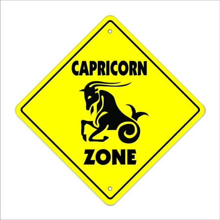 - Capricorn Crossing Sign Zone Xing | Indoor/Outdoor | 14