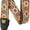 Candy Sun, variant on Ernie Ball Classic Jacquard Guitar Strap/Bass Strap - Black Vine