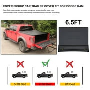 Retractable (fits) 2014-2018 Chevy Silverado GMC Sierra 6.5 Foot Bed Wide Rails Truck Bed Tonneau Cover