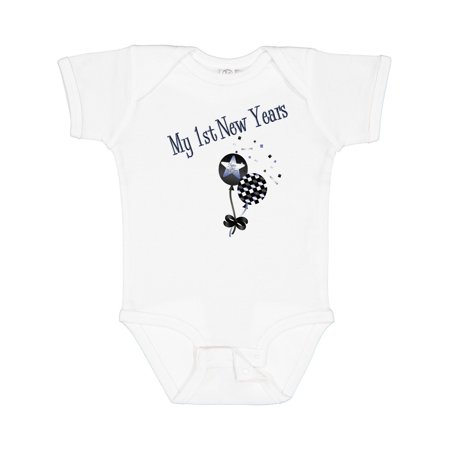 

Inktastic My 1st New Years Gift Baby Boy or Baby Girl Bodysuit