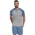 thumbnail image 7 of Iceglad Men's Pajamas Set Long Sleeve Sleepwear with Pockets Comfortable Lightweight Pjs Sets for Men, 7 of 7