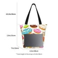 thumbnail image 3 of Rocae Color Donut for Shoulder Bags for Women Tote Bag for Women with Zipper Closure, 3 of 6