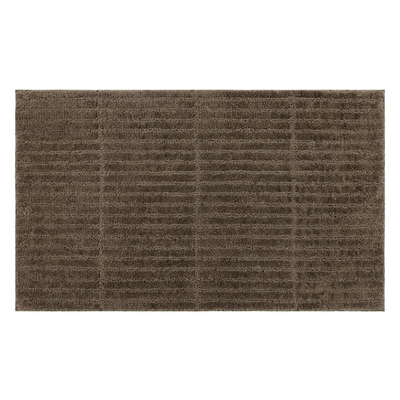 Mohawk Sanctuary Bath Mat Soft Absorbent Quick Dry Machine Washable Non-Slip Bathroom Mat, Walnut, 17" x 24"