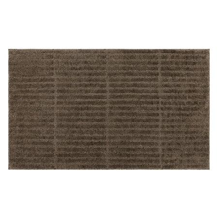 Mohawk Sanctuary Bath Mat Soft Absorbent Quick Dry Machine Washable Non-Slip Bathroom Mat, Walnut, 17" x 24"