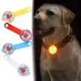 thumbnail image 2 of Waterproof Pet Dog Cat Collar LED Luminous Light Night Safety Clips Tag Flashing,White, 2 of 11