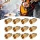 thumbnail image 1 of 12 Piezas de Guitarra Eléctrica a Través de la Férula de la Cuerda del Cuerpo Guitarra de Hierro a Través de los Bujes del Cuerpo Puentes Piezas de Puente para Guitarras ANGGREK  Otros, 1 of 8