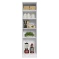thumbnail image 3 of Mueble Despensa abierto Madesa Glamy, Agata, Stella 60cm con nichos abiertos para cocina - Blanco Madesa G26612PR, 3 of 7