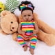 thumbnail image 2 of Muñeca Reborn Kgniess me negra de 55 cm con ropa y accesorios, 2 of 6