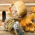 thumbnail image 3 of Reynold Wrappers Aluminum Foil Sheets Precut & Pop Up Sheet for Storing Cooking & Packaging Food Premium Aluminum Foil Wraps Great for Sandwiches Left Over Food & More 25-ct. Boxes (2 Pack), 3 of 5