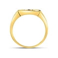 thumbnail image 4 of FB Jewels 10kt Yellow Gold Mens Round Diamond Dad Father Ring .01 Cttw Size 8.5, 4 of 4