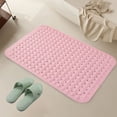 thumbnail image 4 of Rheen Pvc Bathroom Anti-Slip Mat, Shower and Bathroom Floor Mat, Bathtub Floor Mat, Household Toilet Anti-Drop Mat, Beige, 17.7" x 29.5", 4 of 6
