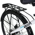 thumbnail image 2 of Hyper E-Ride 700C 36V Electric Commuter E-Bike for Adults, Pedal-Assist, 250W Mid-Drive Motor, Matte White, 2 of 9
