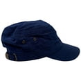 thumbnail image 3 of Timberland Men's Military Cadet Strapback Hat Cap in Indigo Blue, 3 of 7