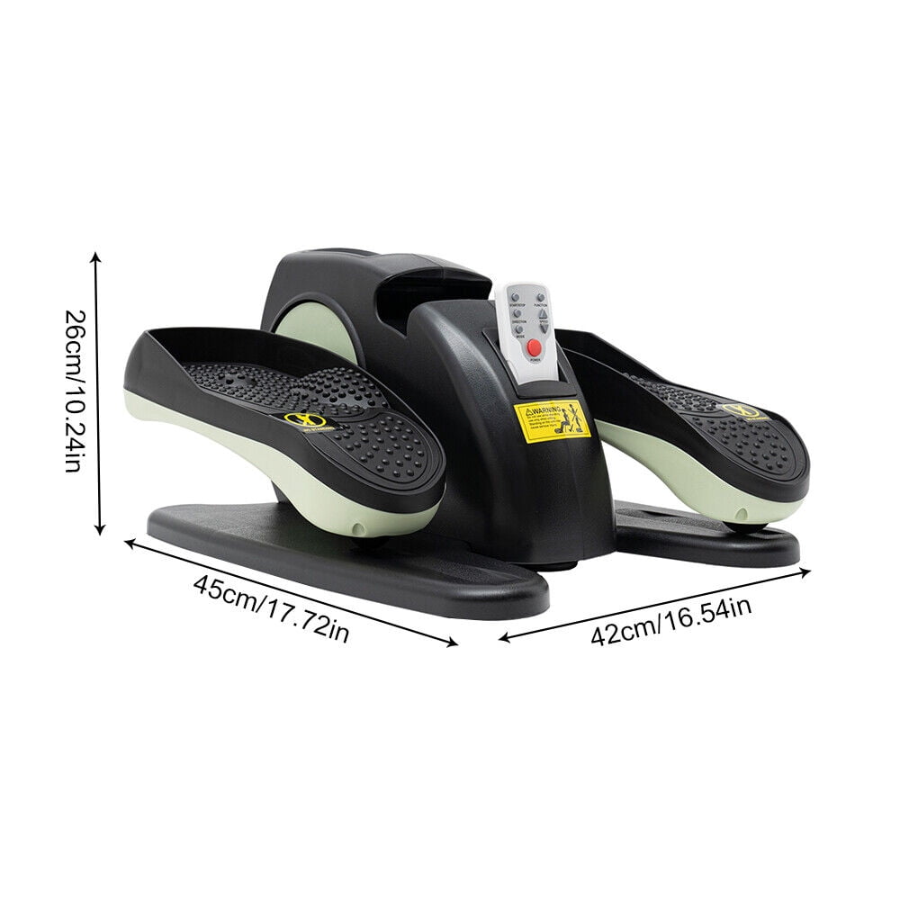 Under Desk Elliptical Machine for Seniors, Rehab Electric Sitting Leg Foot Pedal Exercise Equipment, Portable Trainer for Home Office with Remote Control