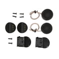 thumbnail image 3 of Mini Tweeters De Cúpula, Altavoz De Audio Para Automóvil Redondo Negro Universal De Alta Fidelidad, 20 KHz - 86 KHz, 2 Piezas Para Modificación, 3 of 7